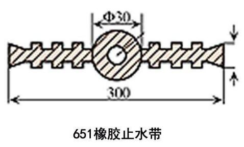 651橡膠止水帶 651橡膠止水帶