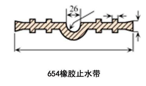 654橡膠止水帶 654橡膠止水帶