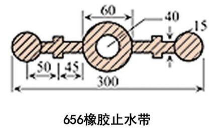 656橡膠止水帶 656橡膠止水帶